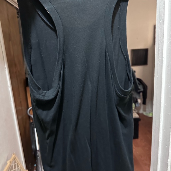 PINK black tank top. - Picture 2 of 2